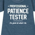 thumbnail image 3 of Instant Message - Professional Patience Tester - Toddler & Youth Girls Fleece Dress, 3 of 6