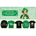thumbnail image 2 of Tstars Boys Unisex Green Clover Heart St Patricks Irish Cute Shamrock Kids St Patricks Day Shirts Gift for Boys Irish Shirt Pride Proud Irish Youth Kids T Shirt, 2 of 8