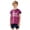A160-Purple, variant on Boy Shirt Boys Summer Casual Tops Crewneck Short Sleeve Soft Striped Basic T Shirts(Purple,90)