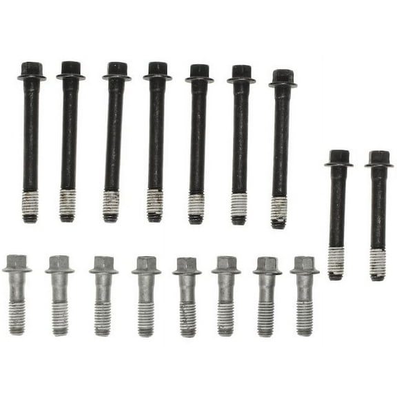 Head Bolt Set - Compatible with 1988 - 2000 Chevy C3500 5.7L V8 1989 1990 1991 1992 1993 1994 1995 1996 1997 1998 1999