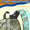 thumbnail image 5 of 17 Inch Lightweight Backpack,PVC Waterproof Oxford Fabric, Ergonomically Designed, with Large Capacity, Camouflage Print, 5 of 5