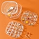 thumbnail image 2 of Caja de almacenamiento de joyas de acrílico, organizador de artículos de belleza para damas Claro, 2 of 9