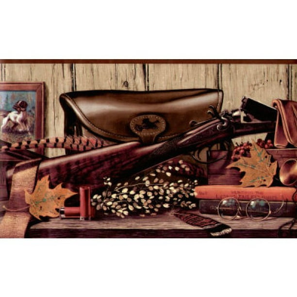 878223 English Pheasant Hunting Wallpaper Border RS3524b