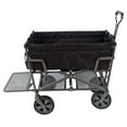 Mac Sports Double Decker Wagon Black Collapsible Outdoor Utility