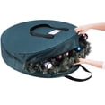 thumbnail image 3 of Tiny Tim Totes 83-DT5570 5707 Premium Vacances Couronne Sac de Rangement 36 Po Couronnes - Vert, 3 of 6