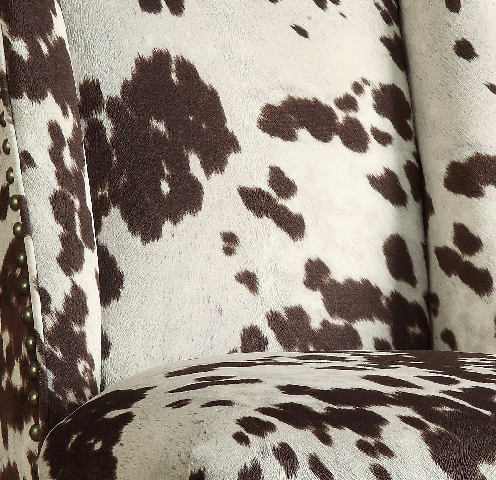 Linon Draper Office Chair, Cowhide Print, Multiple Color & Base Options