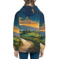 thumbnail image 6 of Kdxio Sunflowers At Sunset Pattern Kids Boys Girls Zip Up Hoodie 3D Printed Hooded Sweatshirt Hoody Coat with Pocket 7-12 Y-Medium, 6 of 6