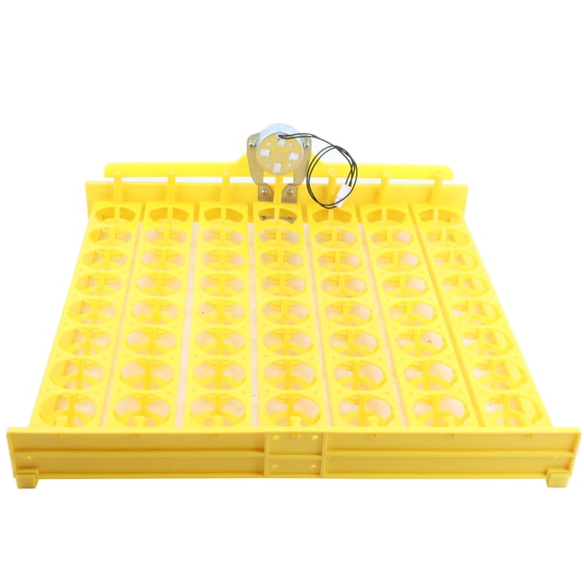 Bandeja de incubación de huevos totalmente automática de 156 piezas, bandeja de plástico para incubar huevos, volteador de huevos duradero para pollo, pato y codorniz, 12 V