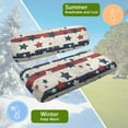 thumbnail image 6 of FUIALDOLG Breathable Universal Seat Covers for Ezgo Club Car Seats Golf Cart Stars and Stripes Print Golf Front and Back Seat Cushion Cover Fit Like a Glove, 6 of 8