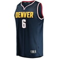 thumbnail image 2 of Men's Fanatics DeAndre Jordan Navy Denver Nuggets Fast Break Player Jersey - Icon Edition, 2 of 3