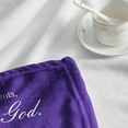 thumbnail image 4 of Christian Gifts for Women, Religious Gifts Women Catholic Gifts, Purple Blanket Throw with Inspirational Bible Verse, Christian Blanket Scripture Blanket Mother''s Day Birthday Gifts for Women 60x80In, 4 of 6