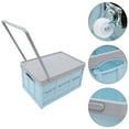 thumbnail image 2 of Recardis Lidded Storage Bin Collapsible Storage Box Stackable Clothes Storage Box With Wheel, 2 of 6