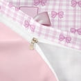 thumbnail image 5 of Erosebridal Pink Letter L Monogram Twin Bedding,Princess Bowknot Duvet Cover Set For Kids Girls,Pink Reversible,2 Pieces(No Comforter), 5 of 6