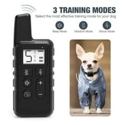 Oture Dog Training Shock Collar with Beep, Vibration and Electric Shocking, Rechargeable and Waterproof Shock Collar with Remote