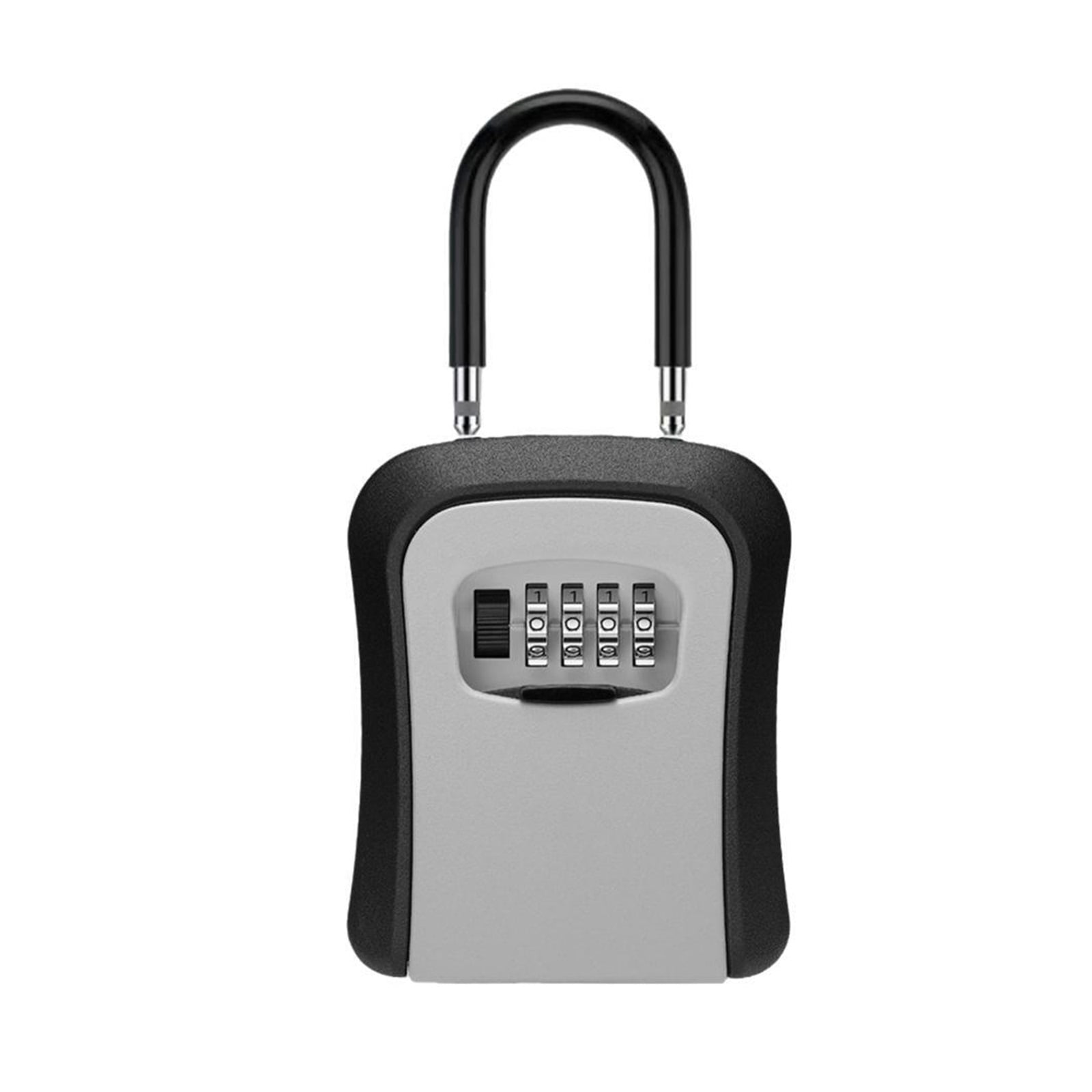 Key Lock Box Portable Combination Lockbox Wall-Mounted Key Storage Box Resettable Code Safe ,Additional Security