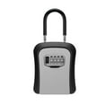 thumbnail image 4 of Key Lock Box Portable Combination Lockbox Wall-Mounted Key Storage Box Resettable Code Safe ,Easy to Use, 4 of 7