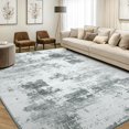 thumbnail image 2 of Modern Abstract Area Rugs for Living Room, 5x7 Non Slip Machine Washable Rug, Lightweight Low Pile Floor Carpet for Bedroom, Dining Room, Nursery, Home Office, Entryway Rugs, Gold, 2 of 10