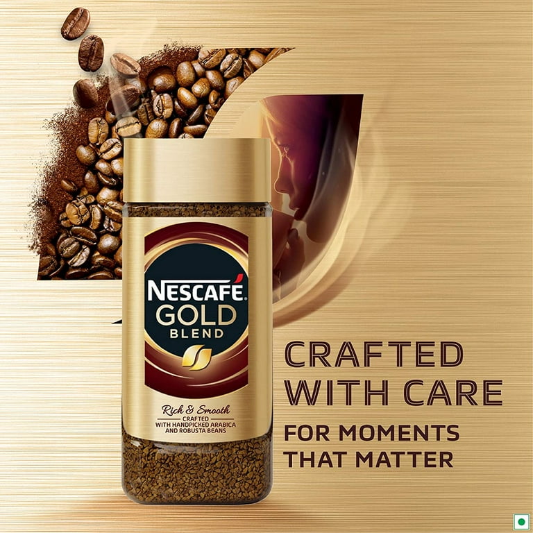 Nescafe Gold Blend Instant Coffee Powder - Rich & Smooth, 200 g