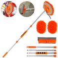 thumbnail image 1 of 62 Inch Car Wash Mop Mitt with Long Handle Chenille Microfiber Car Cleaning Brush Kit 180° Rotating Extension Pole Windshield Window Squeegee Scratch Cleaning Tool for Car RV Truck Boat, 1 of 10