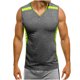 thumbnail image 1 of pstuiky Camisetas sin mangas para hombre, Camiseta deportiva y casual de cuello redondo de color liso para hombre. Chaleco para hombre l, 1 of 8