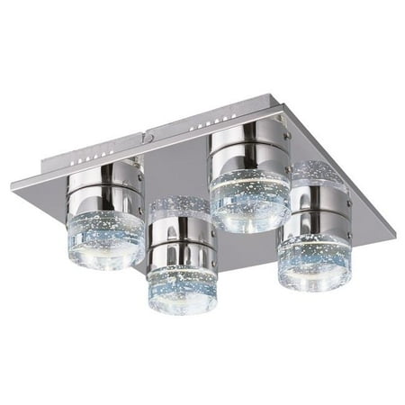 

Fizz IV LED Polished Chrome LED Flush Mount Ceiling Light - 13 in.