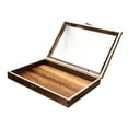 thumbnail image 5 of deevoka Wooden Specimens Display Case Shadow Box Table Decoration Jewelry Storage Box 36.5cmx26cmx5.5CM, 5 of 7