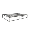 thumbnail image 4 of Boulevard F Metal Bed, Platform Bed Frame, Box Spring, Strong Metal Structure, Easy Assembly, Full Size, Grey, 4 of 8