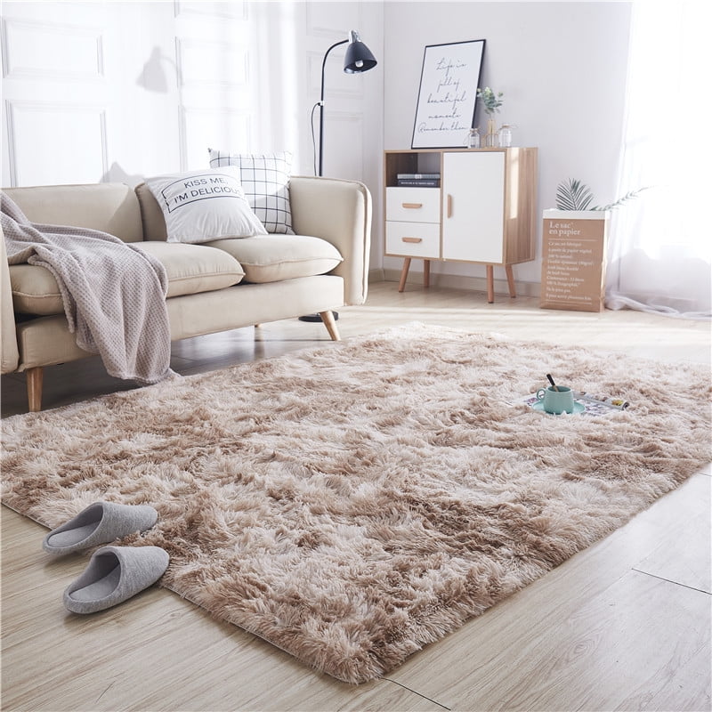 Large Fluffy Floor Rug, Smooth Super-Soft Shaggy Rugs Anti ...