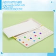 thumbnail image 4 of Uxcell 33 Wells Paint Storage Box, Airtight Folding Painting Palette, Bling Pink, 4 of 6
