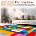 thumbnail image 2 of ODIKA 8'x10' Machine Washable Non-Slip Area Rug, Modern Geometric High Traffic Rug, Yellow, 138444, 2 of 7