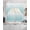 Blue, variant on Sage Green Ombre Stripe Swag Curtains for Living Room/Bedroom Windows, Modern Abstract Gradient Striped Kitchen Curtains and Valances Set 36 Inch Length, Light Filtering Swags Valance Curtain Panels