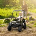 thumbnail image 2 of Qaba 24V 2 Seater Electric Car for Kids w/ Remote Control, Black, 2 of 10