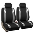 thumbnail image 1 of Fundas para asientos de coche FH Group Front Set, tela universal, gris, 1 of 8