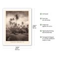thumbnail image 2 of Coconut Grove - Lahaina, Maui 1910 - Vintage B&W Photograph - Fine Art Matte Paper Print (Unframed) 20x26in, 2 of 4