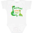 thumbnail image 3 of Inktastic My Mimi Loves Me Grandson Dinosaur Boys Baby Bodysuit, 3 of 5