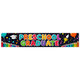 thumbnail image 2 of Colorful Graduation Banner Preschool Graduate Polyester Material Lightweight Easy Setup for School Party Kids Event Classroom Decor, 2 of 8