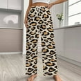 thumbnail image 2 of Animal Cheetah Print Pajama Pants Loose Pajamas Female Breathable Home Trousers Leisure Sleeping Pants Large Size, 2 of 6