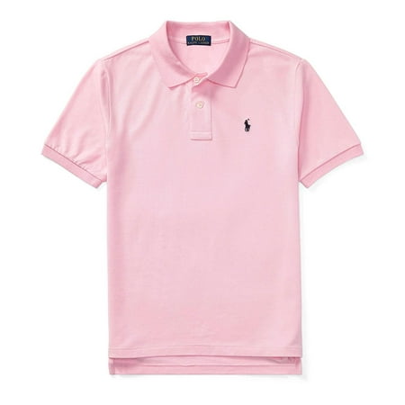 - Polo Ralph Lauren Classic Fit Mesh Pony Logo Polo Shirt, Pink, 2X-Large Big
