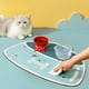 thumbnail image 5 of Alfombrilla de Silicona para Alimentación de Mascotas, Impermeable y Antideslizante, Diseñada Específicamente para Gatos y Perros., 5 of 6