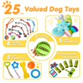 thumbnail image 2 of Juguetes masticables Zeaxuie, paquete de 25 unidades de lujo para la dentición de perros pequeños, 2 of 7