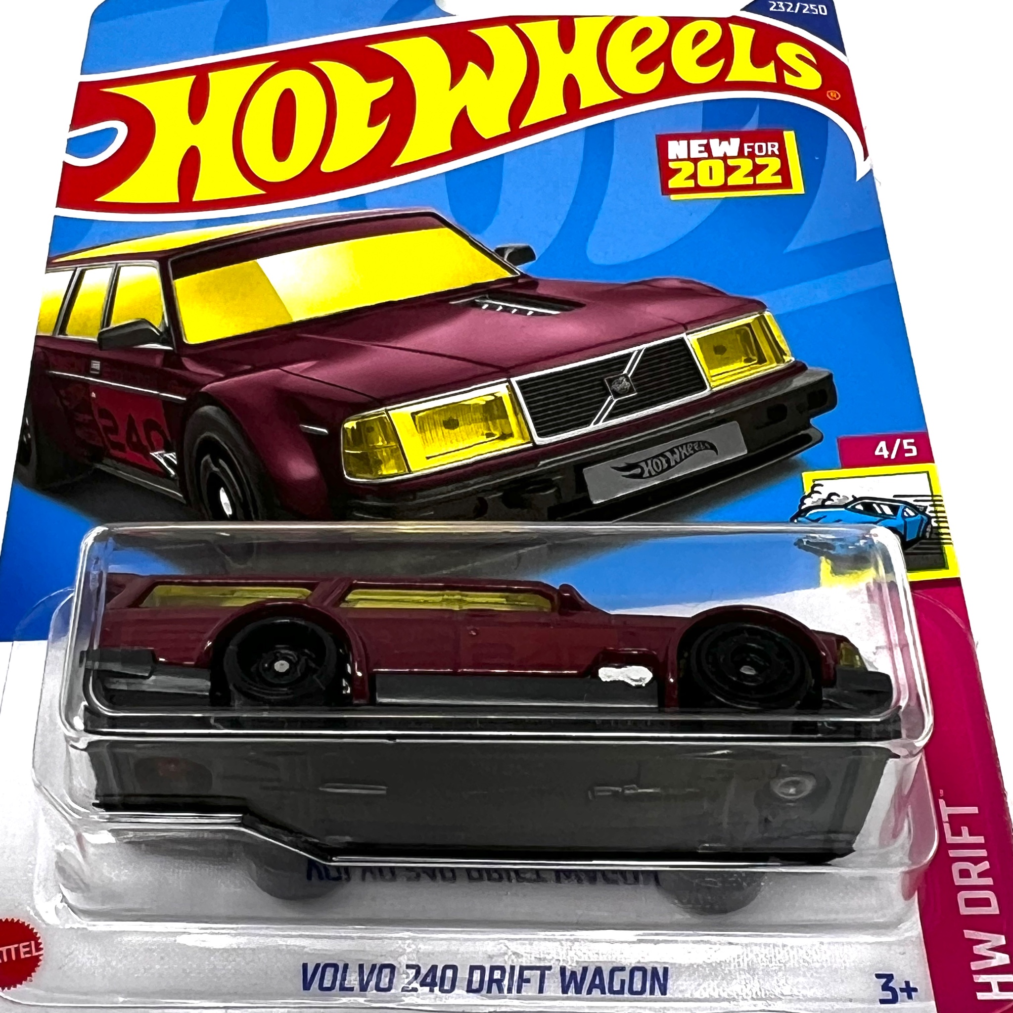 Carro Hot Wheels Volvo 240 Drift Wagon Hct20 Vinho P