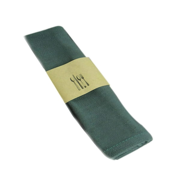 WHAMVOX  Table Cloth Wipe Napkins Clean Plain Cotton and Linen Mats