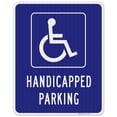 thumbnail image 1 of Handicap Parking Sign, Handicapped Sign, 24x30 Reflective Aluminum EGP, 1 of 1