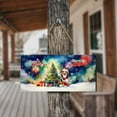 thumbnail image 4 of Merry Christmas and Happy New Year Santa Collie Holiday Xmas Winter Landscape Wood Sign Collie Dog Lover Gifts Idea Hanging Wall Home Decor - 00024, 4 of 5