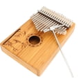 thumbnail image 1 of Piano de dedo Kalimba 17 teclas ANGGREK Sonido resonante con Bolsa de almacenamiento, 1 of 8