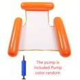 thumbnail image 1 of Inflatable Swimming Hammock Pool Floats Lounger 4 In 1 Multi Purpose Pool Raft Bed (Saddle  Lounge Chair  Hammock  Drifter) Portable Pool Floats For Adults Vacation Fun And Rest, 1 of 7