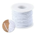 thumbnail image 1 of LEEYNEER Durable Elastic Rope for Crafts Vibrant White Plastic String Perfect for Jewelry Making and Projects 50M Roll, 1 of 6