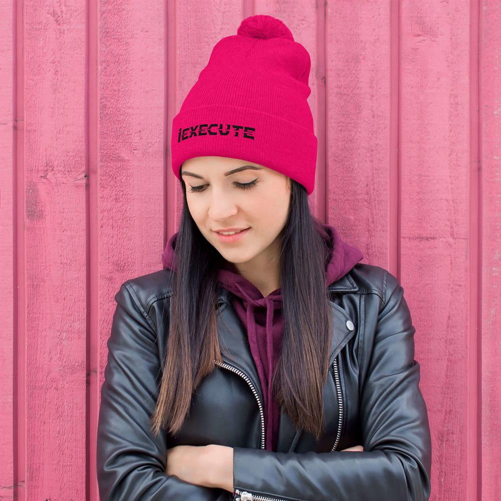 Pom-Pom Beanie - Walmart.com - Walmart.com