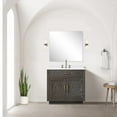 thumbnail image 4 of Abbey 36 in W x 22 in D Brown Oak Single Vanity and Cultured Marble Top, 4 of 6