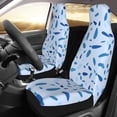 thumbnail image 3 of ZICANCN Car Seat Covers Front Seats Only, Cobblestone Blue Random Dots Automotive Seat Covers Protectors for Cars Trucks Suv 2 Pack, 3 of 8